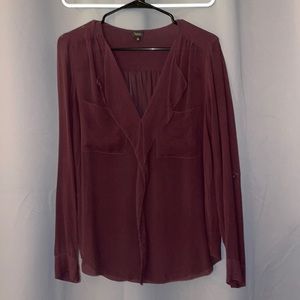 Aritzia T Babaton Long Sleeve Blouse